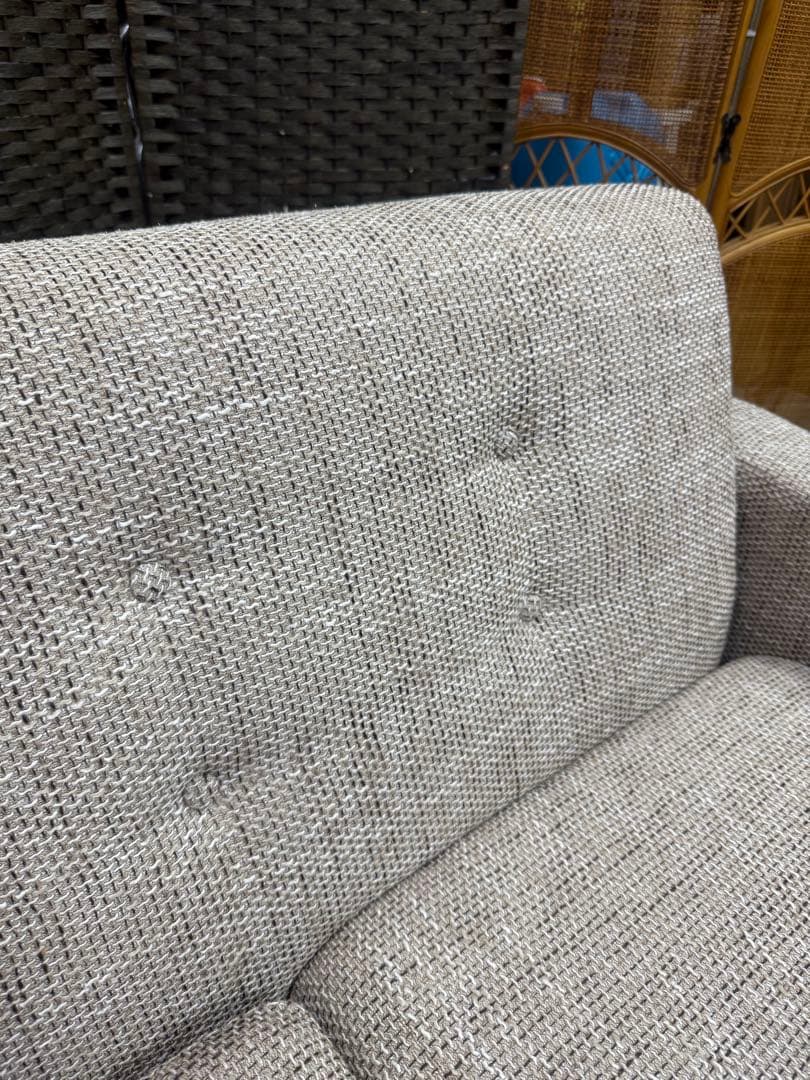 【美品】【洗浄消毒作業済】arne Himmel ヒンメル　2人掛けL字ソファ