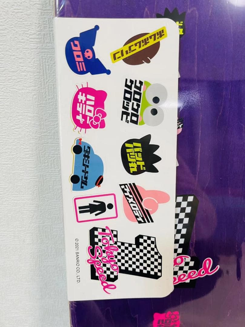 台湾製無地黒デッキテープ付き ガール　Girl 8.0デッキ　クロミ