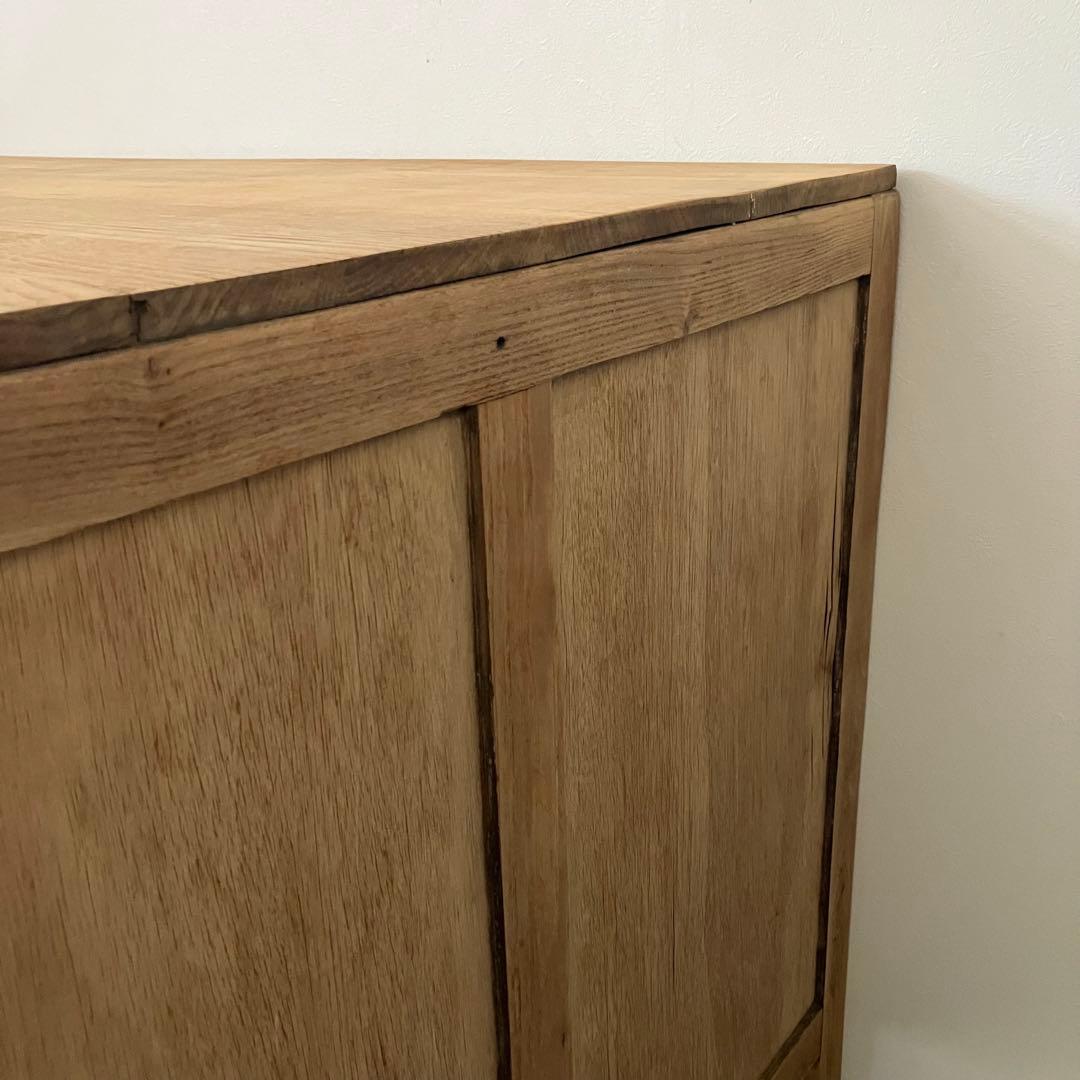 レトロ　アンティーク　古道具　古家具　剥離　ストリップド　机　テーブル　昭和