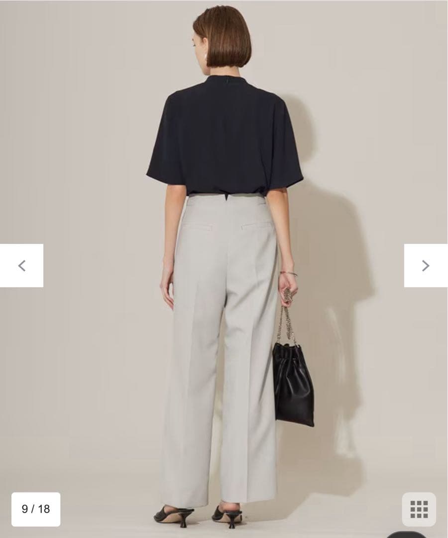 iCB 【接触冷感・UVケア・速乾・洗える】5分袖スカーフタイブラウス