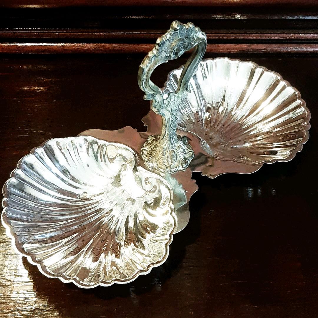 週末SALE】NYで買ったアンティークなシェル型トレイ