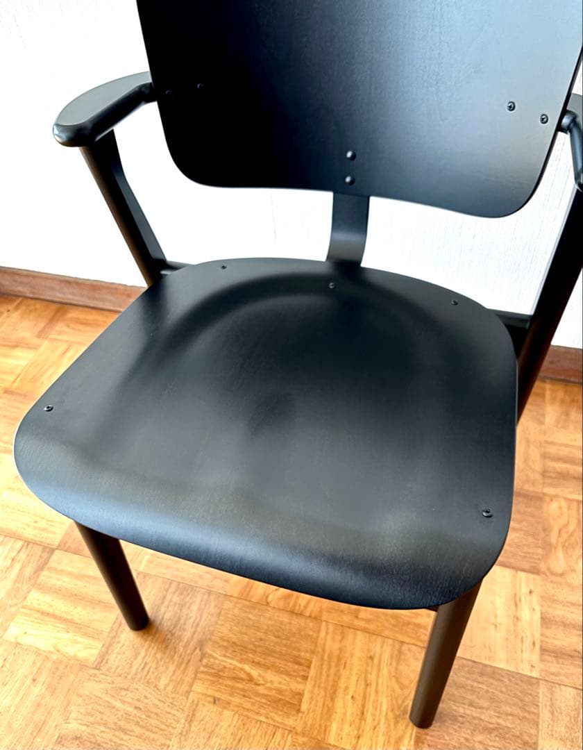 [美品]Artek Domus Chair Black