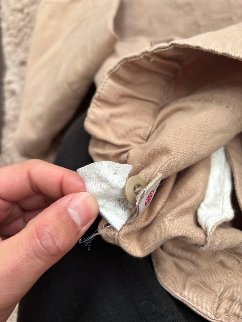 00s stussy スウィングトップ　ブルゾン　ベージュ　ステューシー　XL