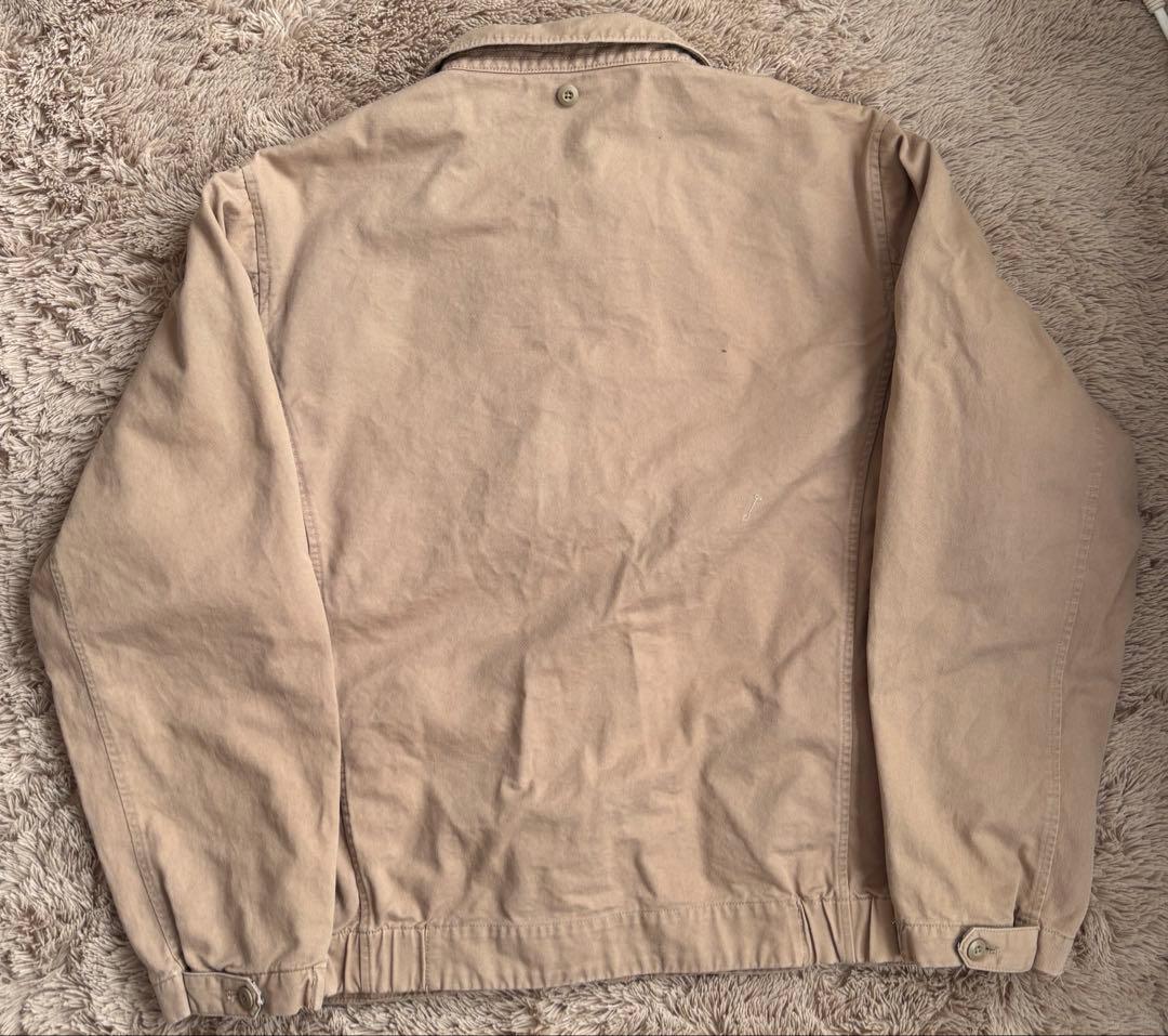 00s stussy スウィングトップ　ブルゾン　ベージュ　ステューシー　XL