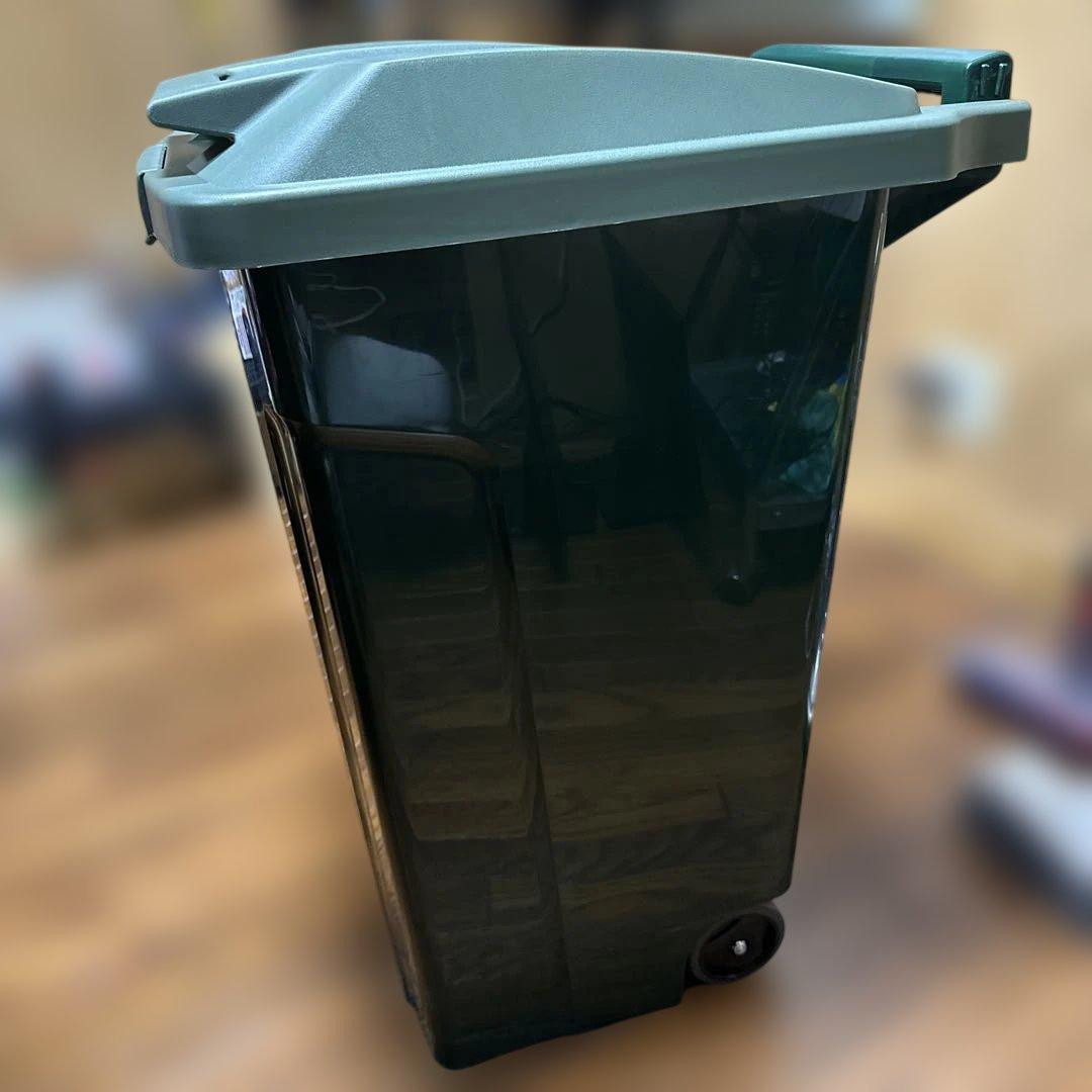ASVEL HANDLE DUST 90L グリーン大型、業務用