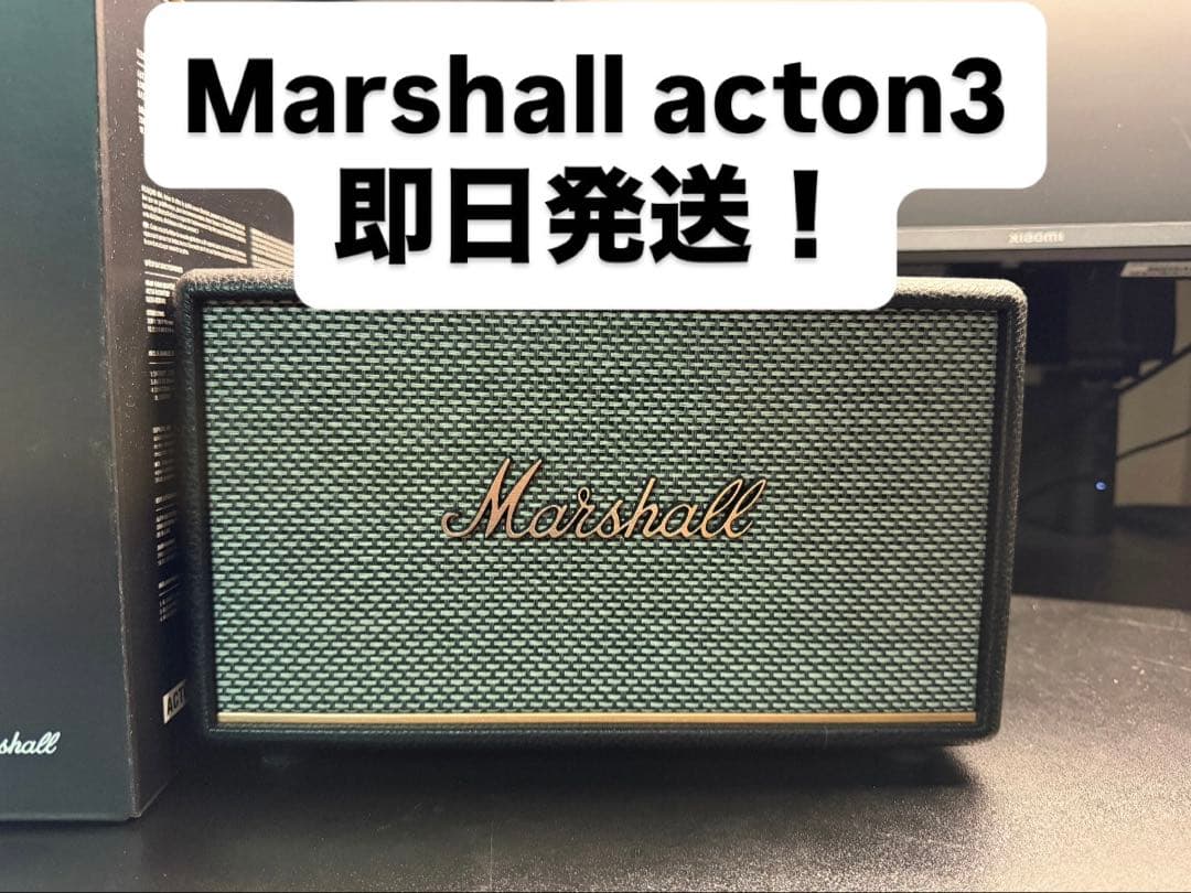 Marshall Acton 3 ワイヤレススピーカー ブラック