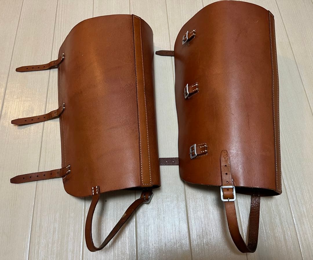 日本陸軍　複製　官給革脚絆　ほぼ未使用