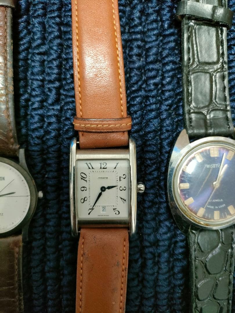 seiko cyma coach wostok 他 腕時計 まとめ ジャンク扱い
