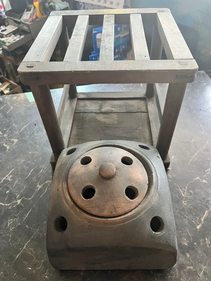 炭こたつ、こたつあんか、やぐらこたつ、灰入り、火鉢、明治から大正こたつ、木製枠