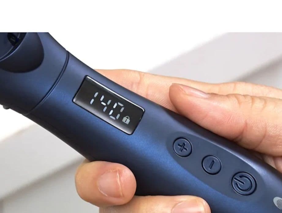 ブラシ型ヘアアイロン ヴィールS ダークブルー