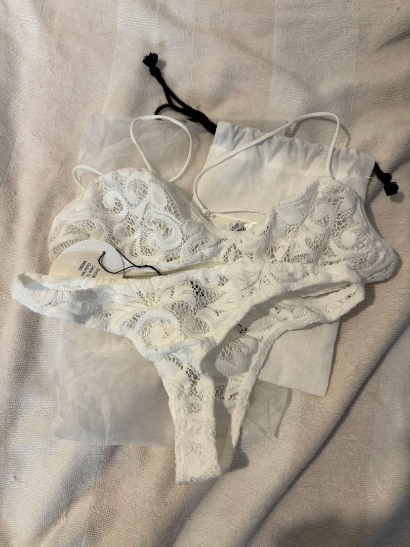 【値下げ中16444→15555】draw lace bra shorts 巾着