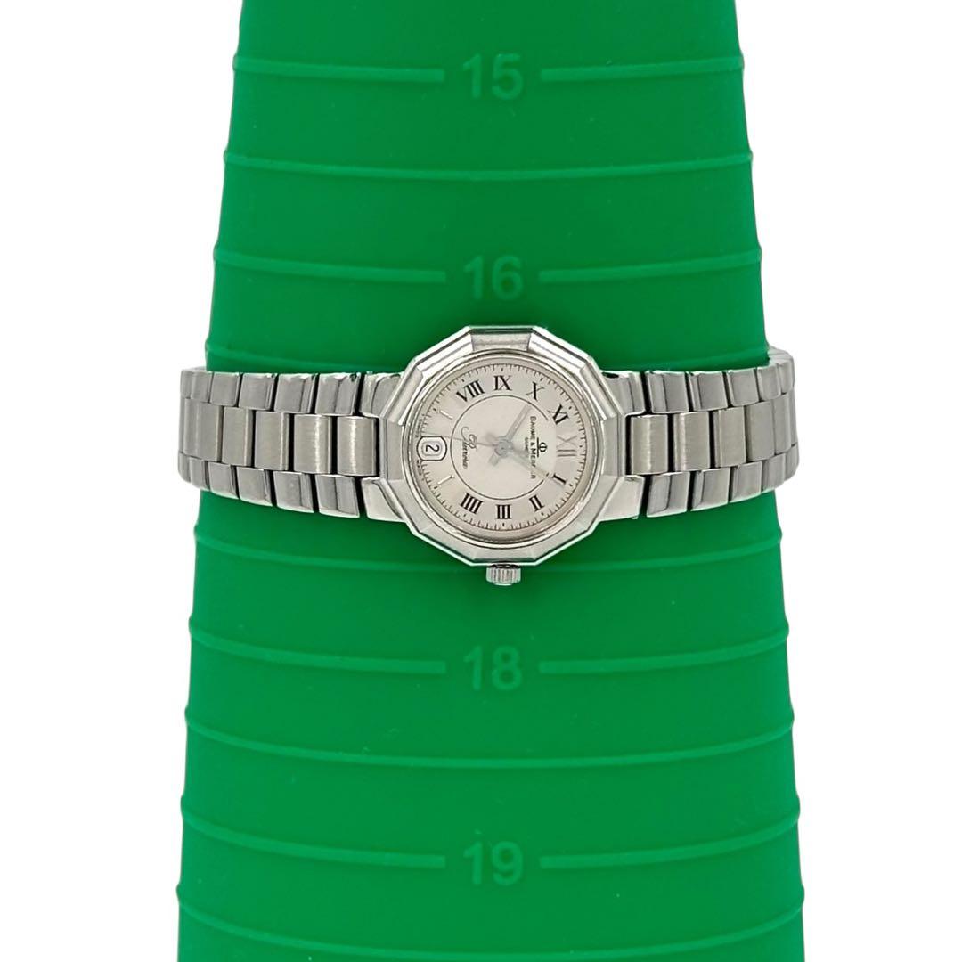 【新品電池】　ボーム＆メルシエ　リビエラ　5231　腕時計　ドデカゴン　シルバー