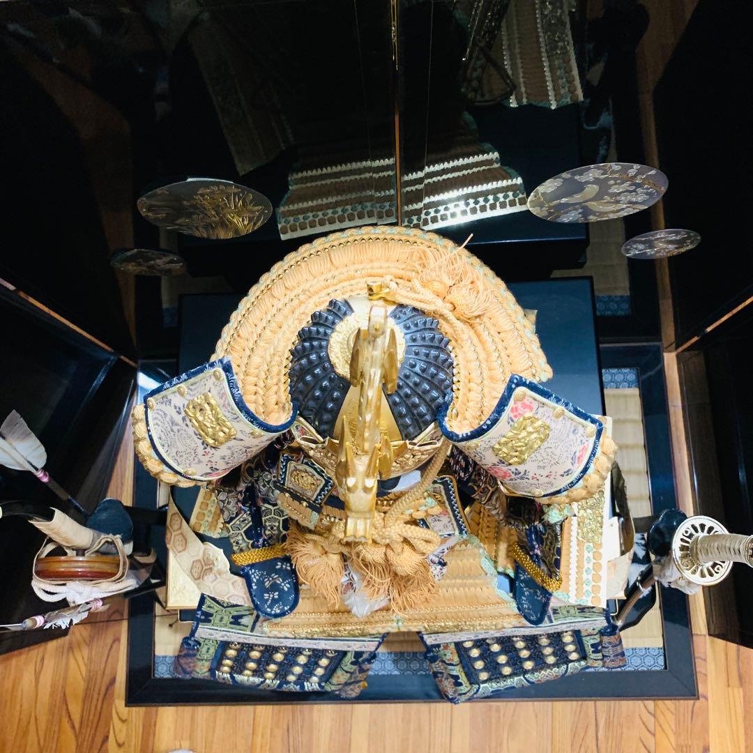 【送料無料】五月人形　端午の節句　鎧兜弓刀飾り　大鎧