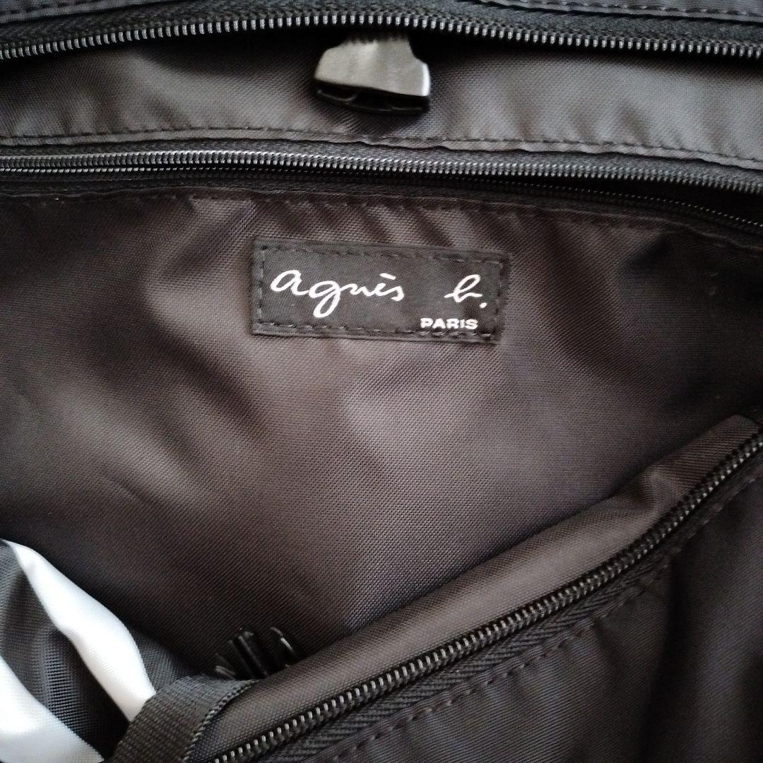 agnès b. ブラック トートバッグ