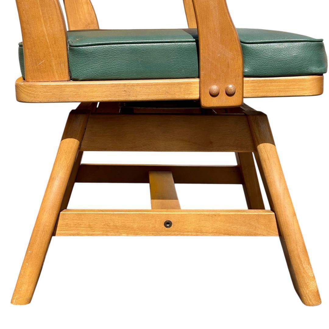 Karimoku カリモク ダイニングチェア RUSTIC 回転椅子 肘掛け付