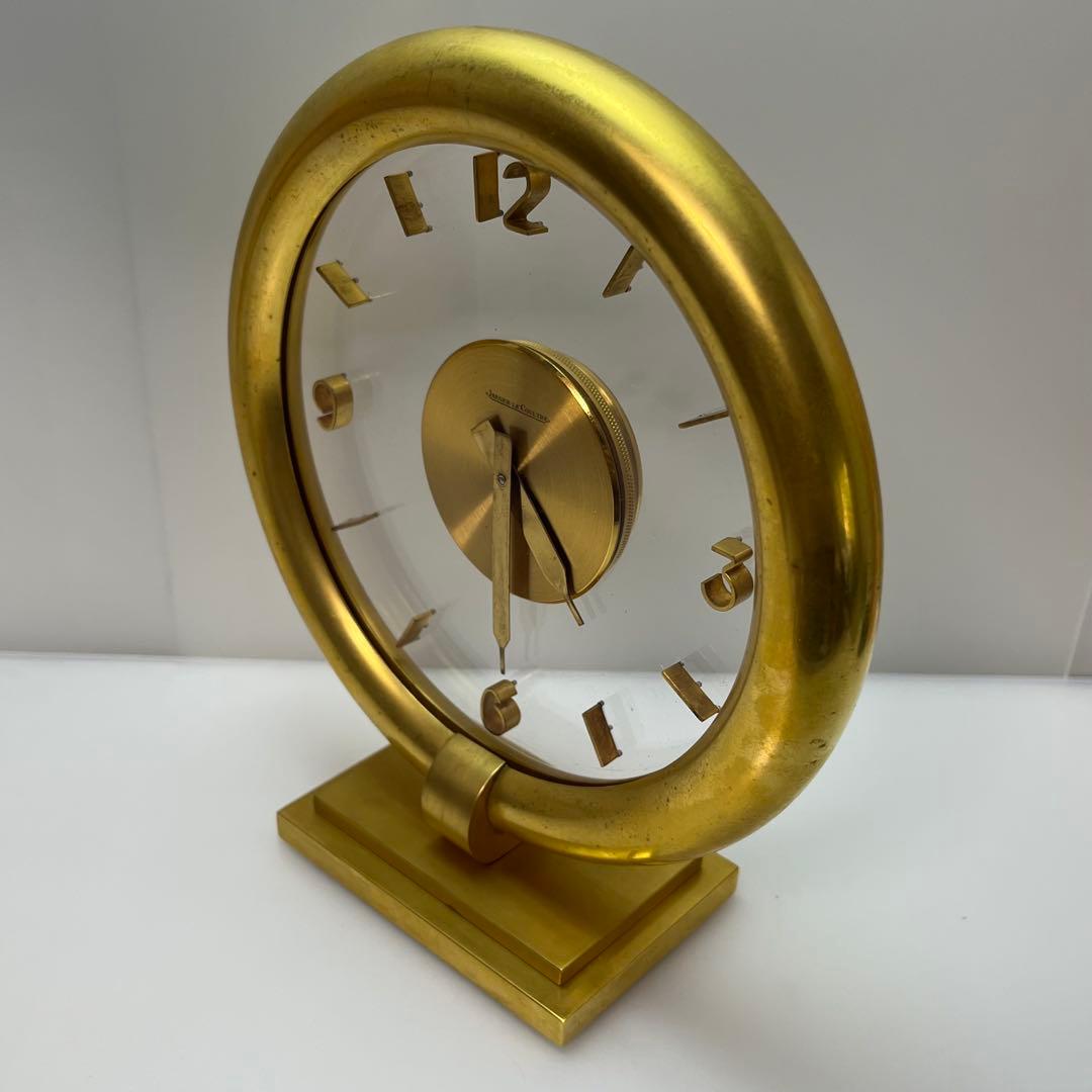 ジャガールクルト ミステリーダイアル 置き時計　1950年代 手巻　8デイズ稼働