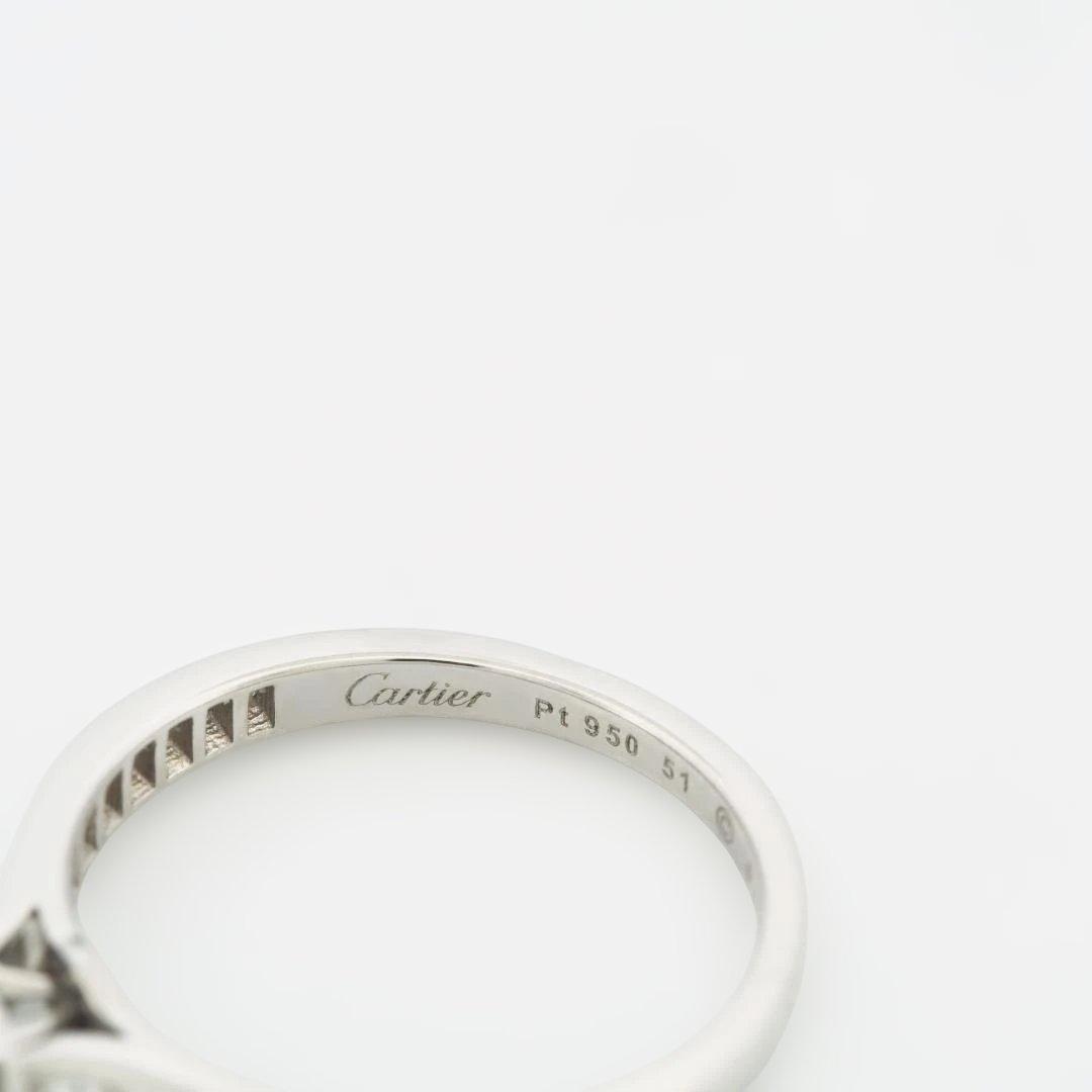 ✴︎Cartier✴︎ カルティエ 0.32CT パヴェダイヤモンドリング 51