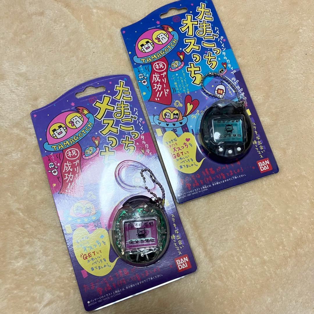 【新品未使用】BANDAI たまごっち　オスっち・メスっちセット（スケルトン）