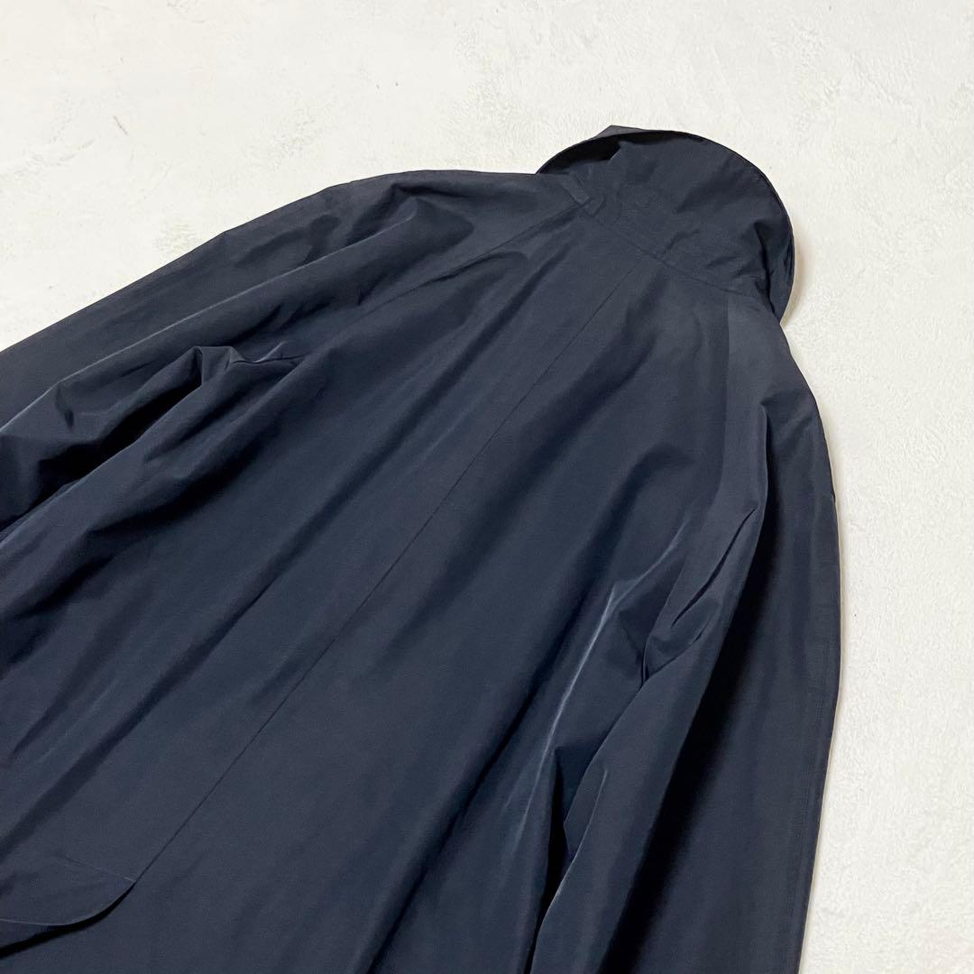 バーバリーロンドン　ステンカラーコート　ロング110 裏ノバチェック総柄　XL