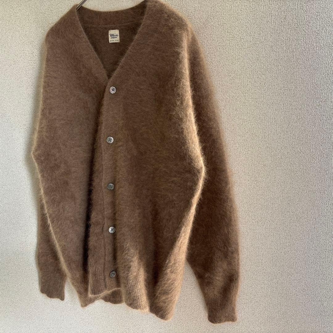 極美品■Ron Herman【S】ラクーン ニット カーディガン ベージュ