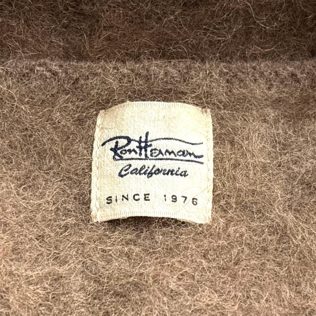 極美品■Ron Herman【S】ラクーン ニット カーディガン ベージュ