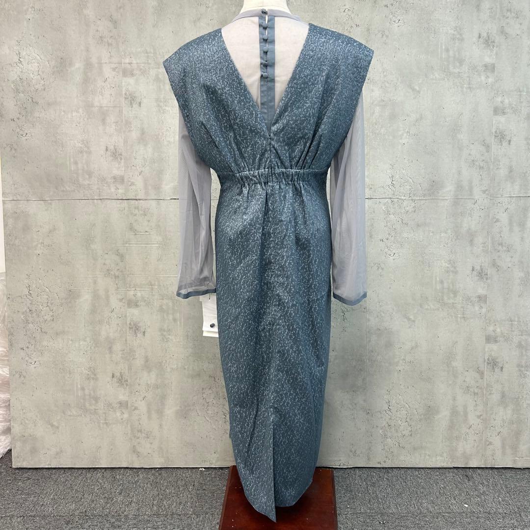 あい アンドレスド Vライン ジャガード ドレスANDRESD M