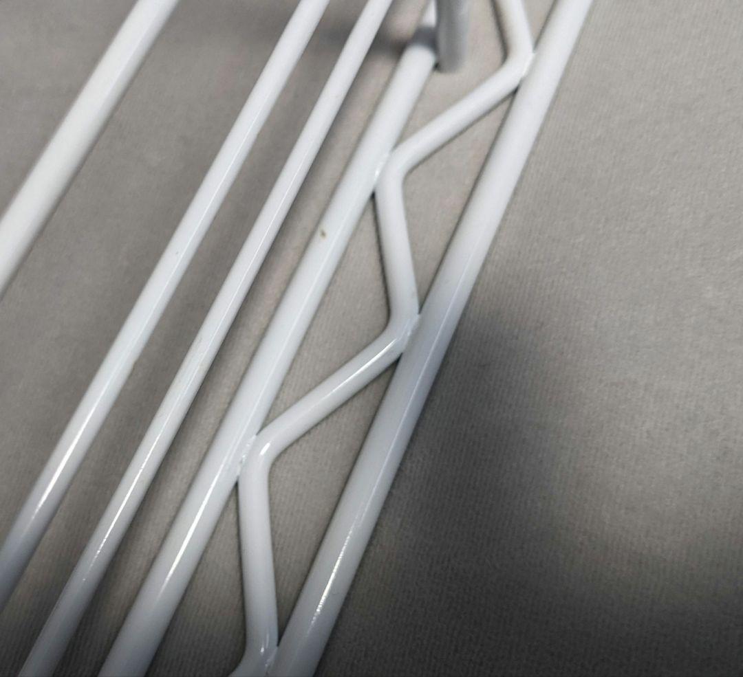 ☆セット購入①エレクターワイヤーシェルフ4枚☆廃盤白☆1900×900×600