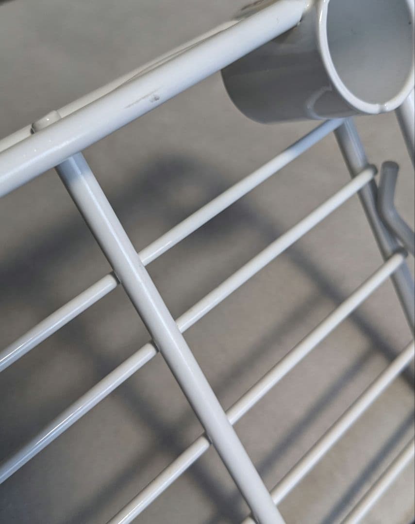 ☆セット購入①エレクターワイヤーシェルフ4枚☆廃盤白☆1900×900×600