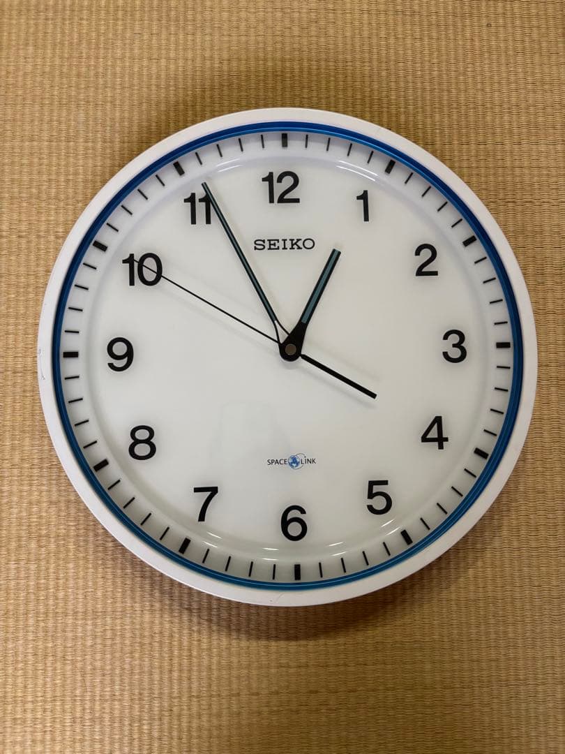 【再値下げ】SEIKO衛星電波時計 GPS スペースリンク白GP203W 美品