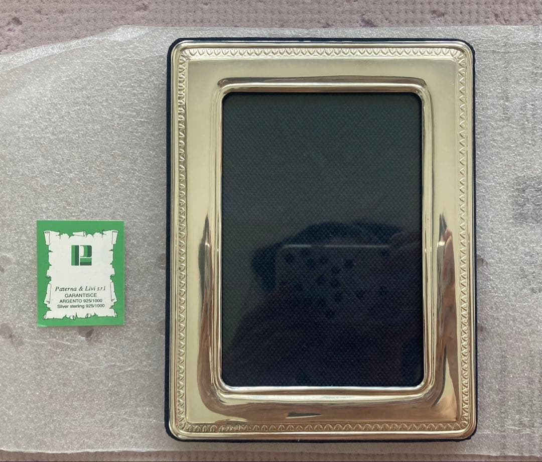 フォトフレーム　シルバー　イタリア製