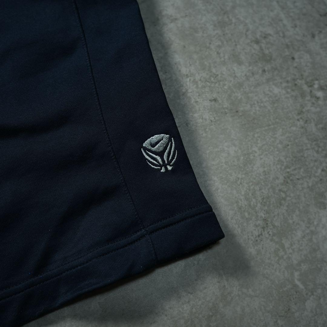 00s NIKE バギートラックパンツ 極太 サイドスナップ 刺繍ロゴ y2k