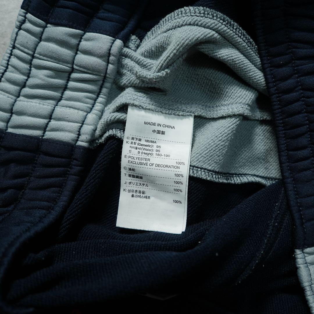 00s NIKE バギートラックパンツ 極太 サイドスナップ 刺繍ロゴ y2k