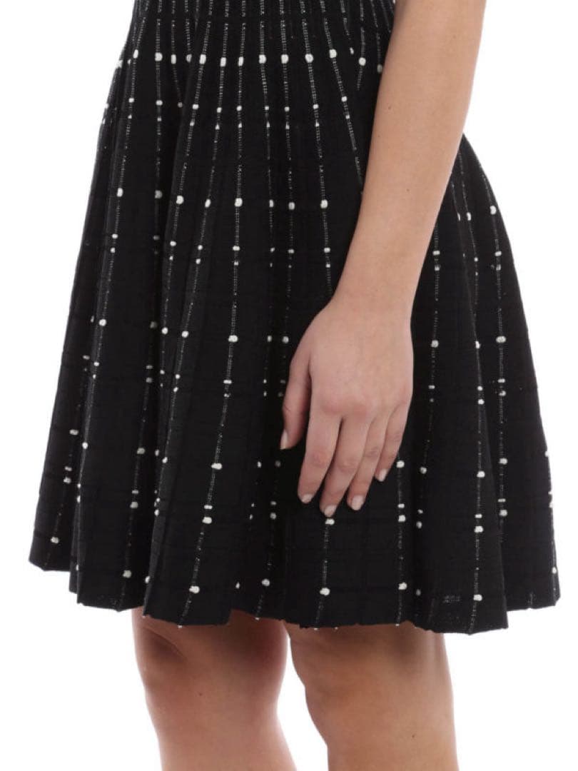 美品 ALEXANDER McQUEEN ニット ワンピース ブラック XS