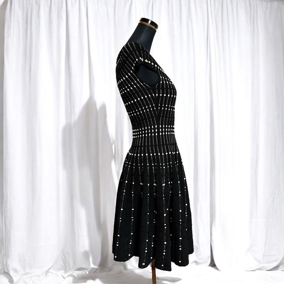 美品 ALEXANDER McQUEEN ニット ワンピース ブラック XS