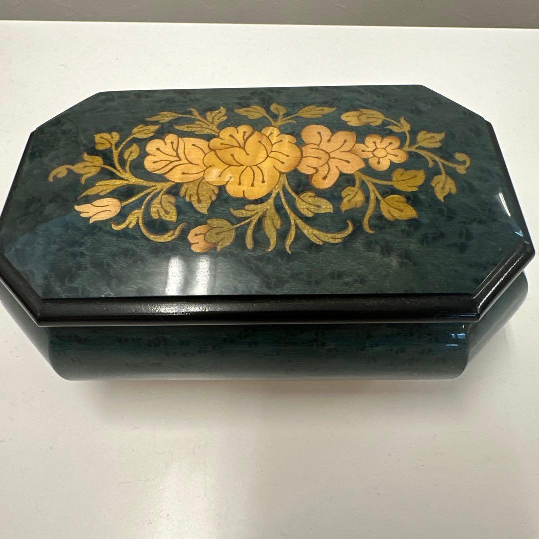 オルゴール　REUGE　romance イタリア製　宝石箱　昭和レトロ