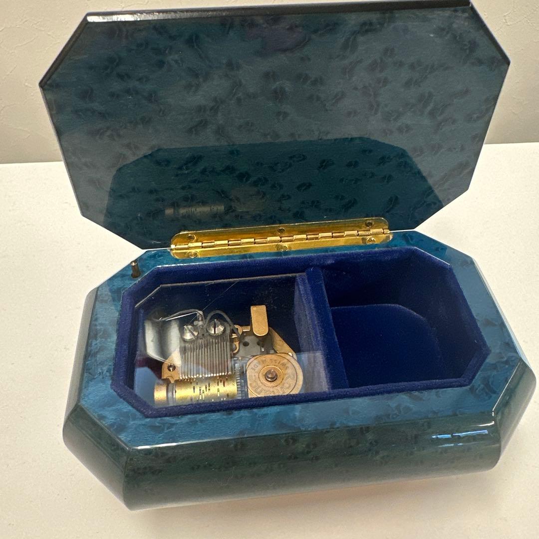 オルゴール　REUGE　romance イタリア製　宝石箱　昭和レトロ