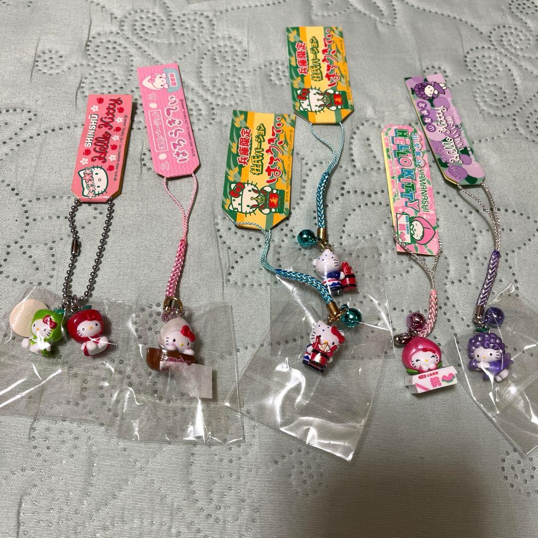 Hello kitty(ハローキティ) 根付け ストラップ他(平成キティ)64個