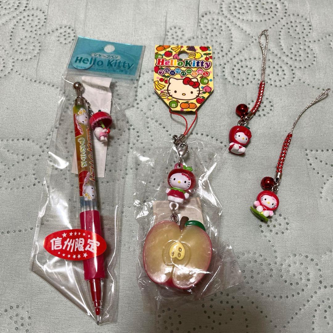 Hello kitty(ハローキティ) 根付け ストラップ他(平成キティ)64個
