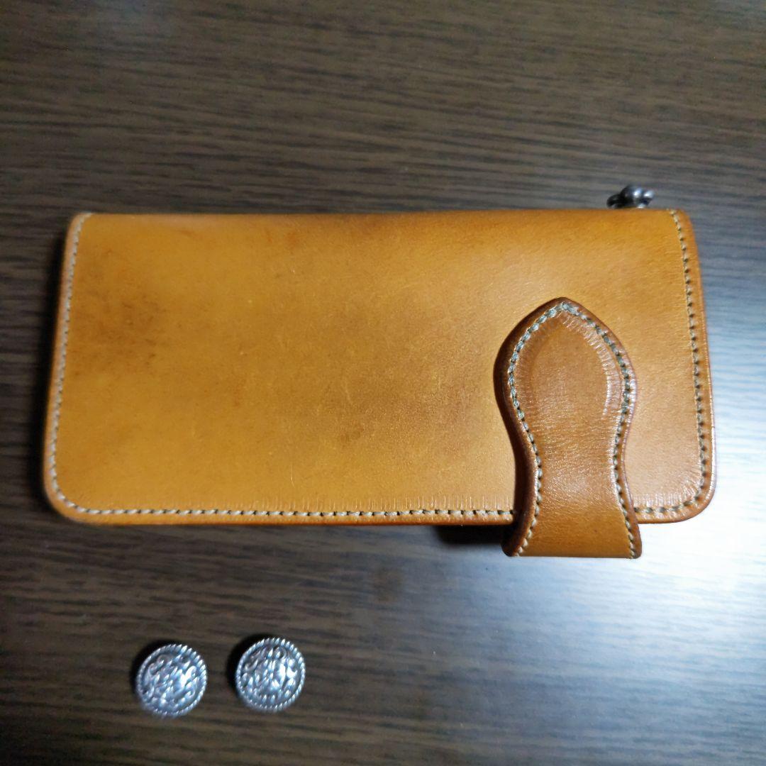 バイカーズウォレット レザーウォレット ファニーコンチョ