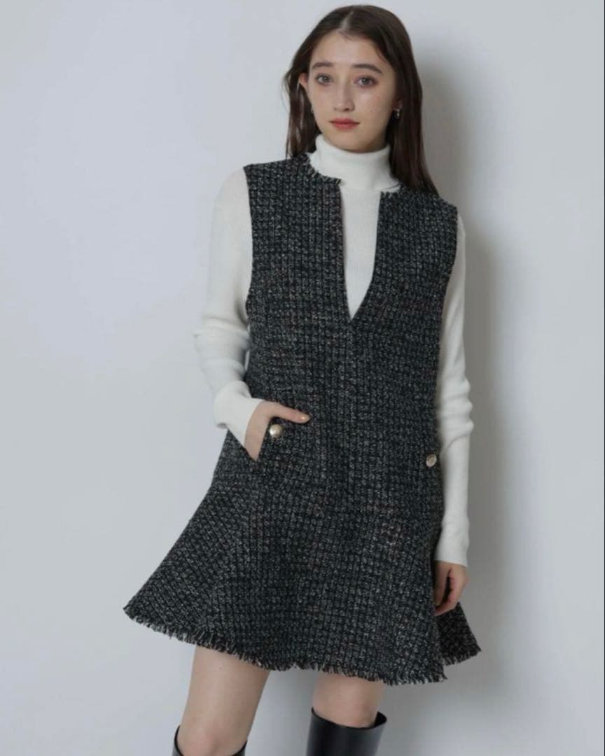 リランドチュール フレアミニジャンスカ（特殊黒）