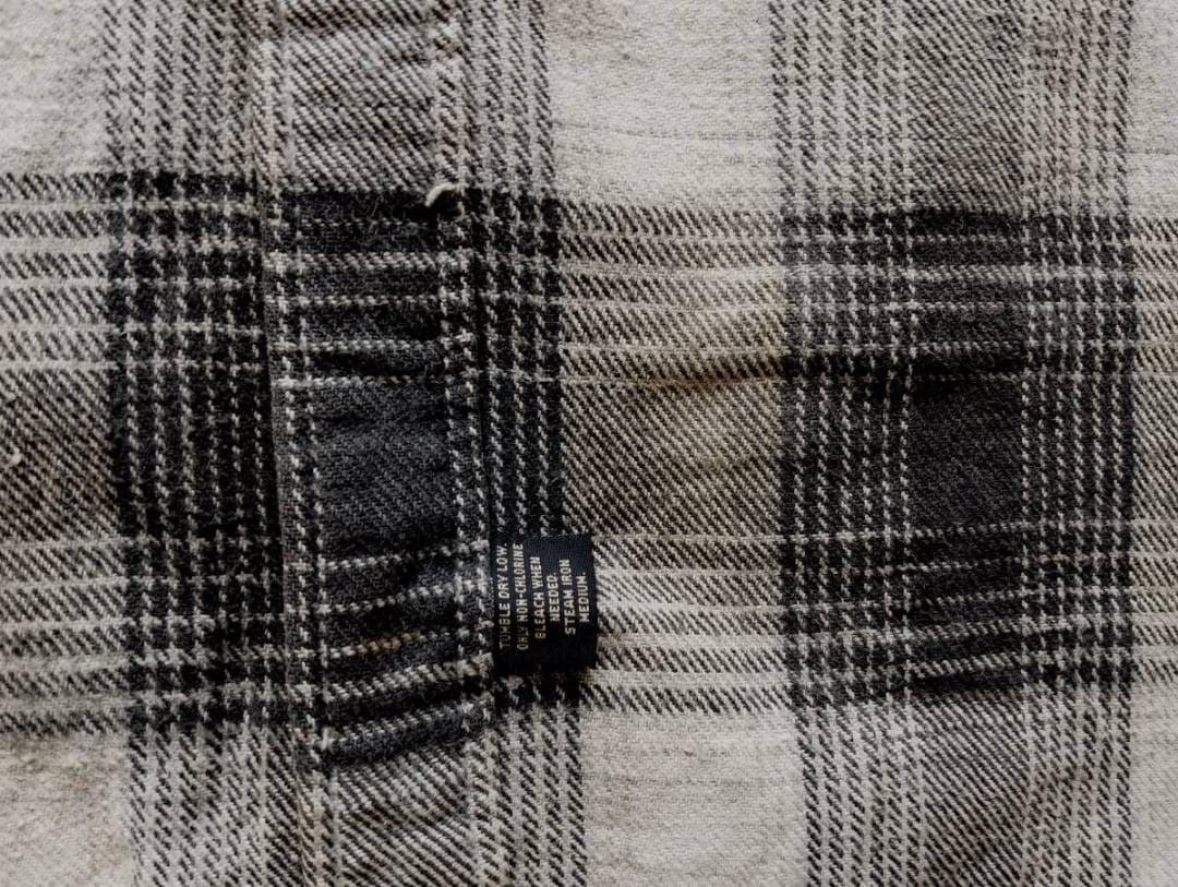 RRL ３ツ星 オンブレ シャドーチェックネルシャツL ９０’ｓ