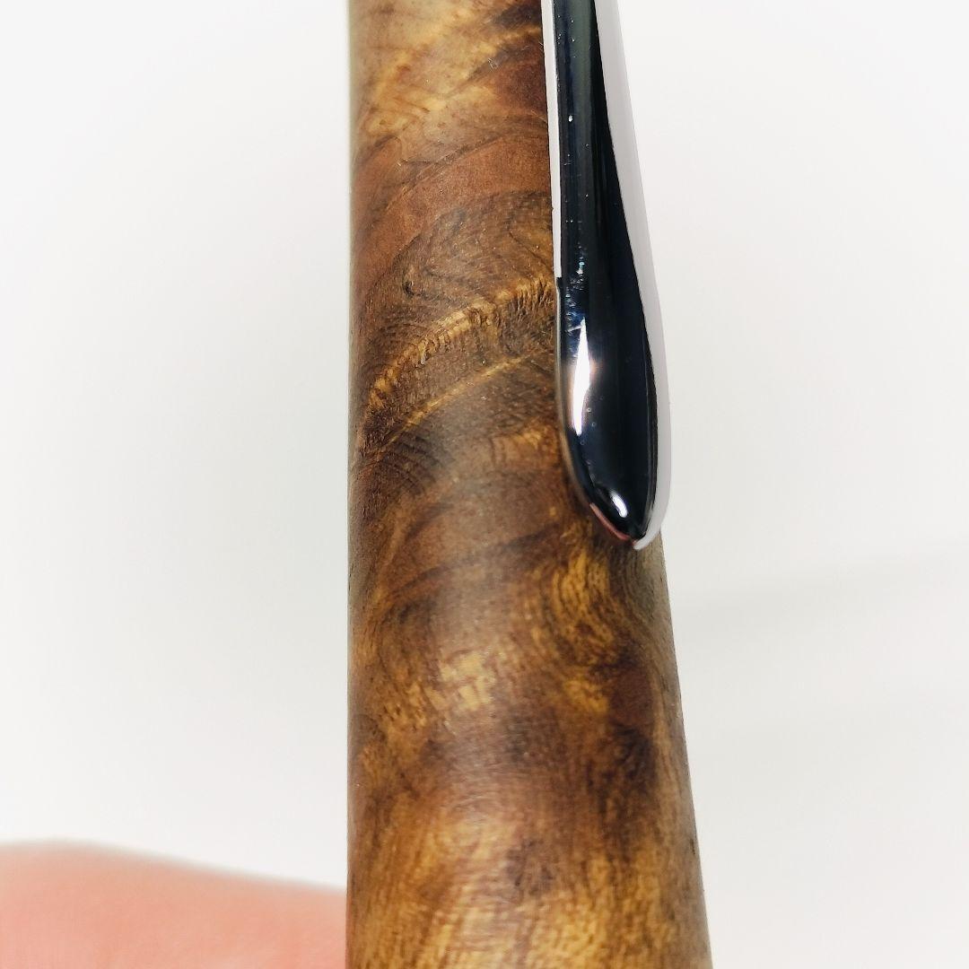 【極上杢】こぶた工房 マーブルウッド シャープペンシル クリップ傷なし