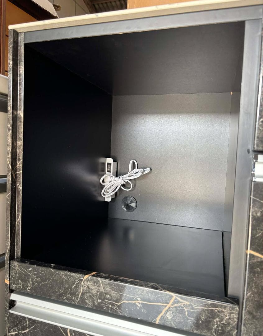 大人気 ブラック セラミック天板140キッチンカウンター 幅140cm Used