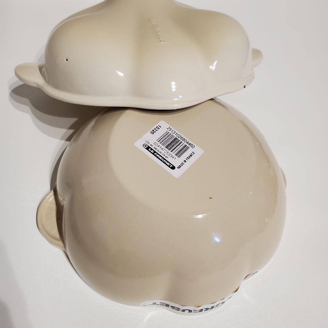 ルクルーゼ ガーリック にんにく 鍋 ココット ベジタブル 廃盤品