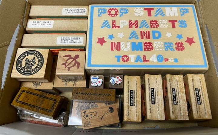 木製スタンプセット