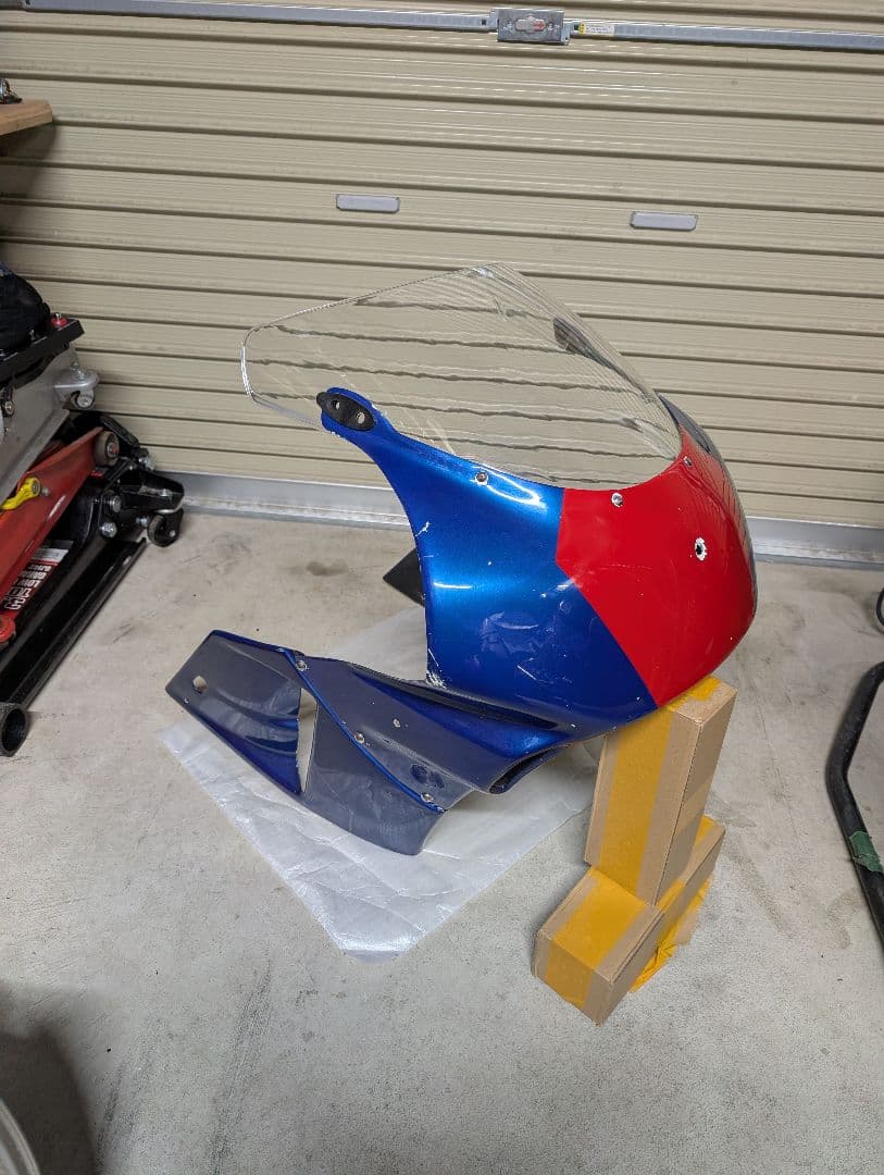 けっさん CBR250RR MC22 社外 FRPカウル スクリーン付き