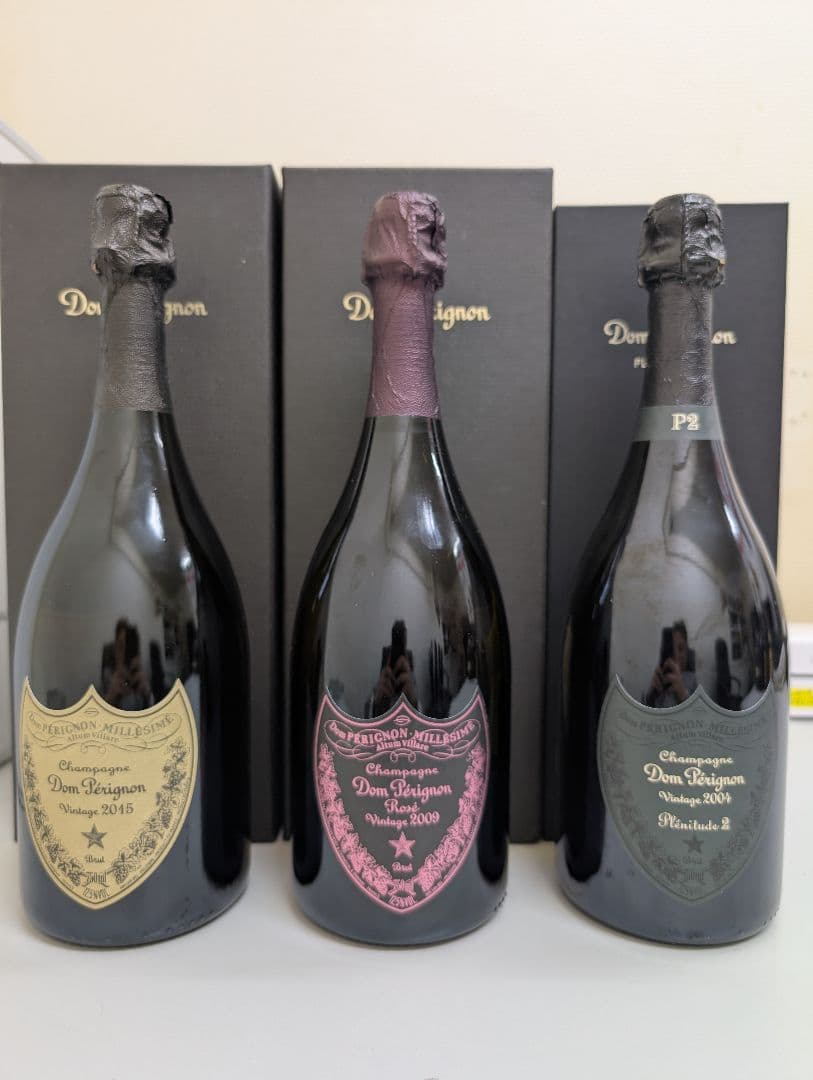 Dom Pérignon ドンペリ 3本セット シャンパン 750ml 箱無し