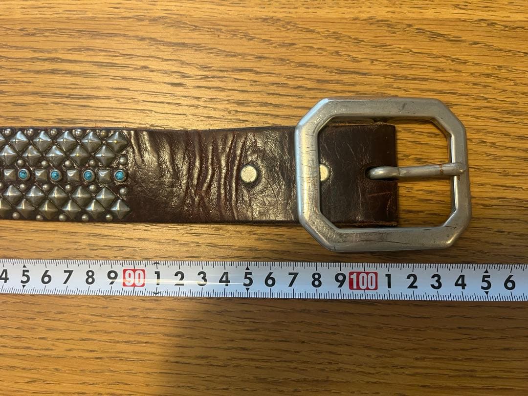 HTC DOA ターコイズ　スタッズベルト