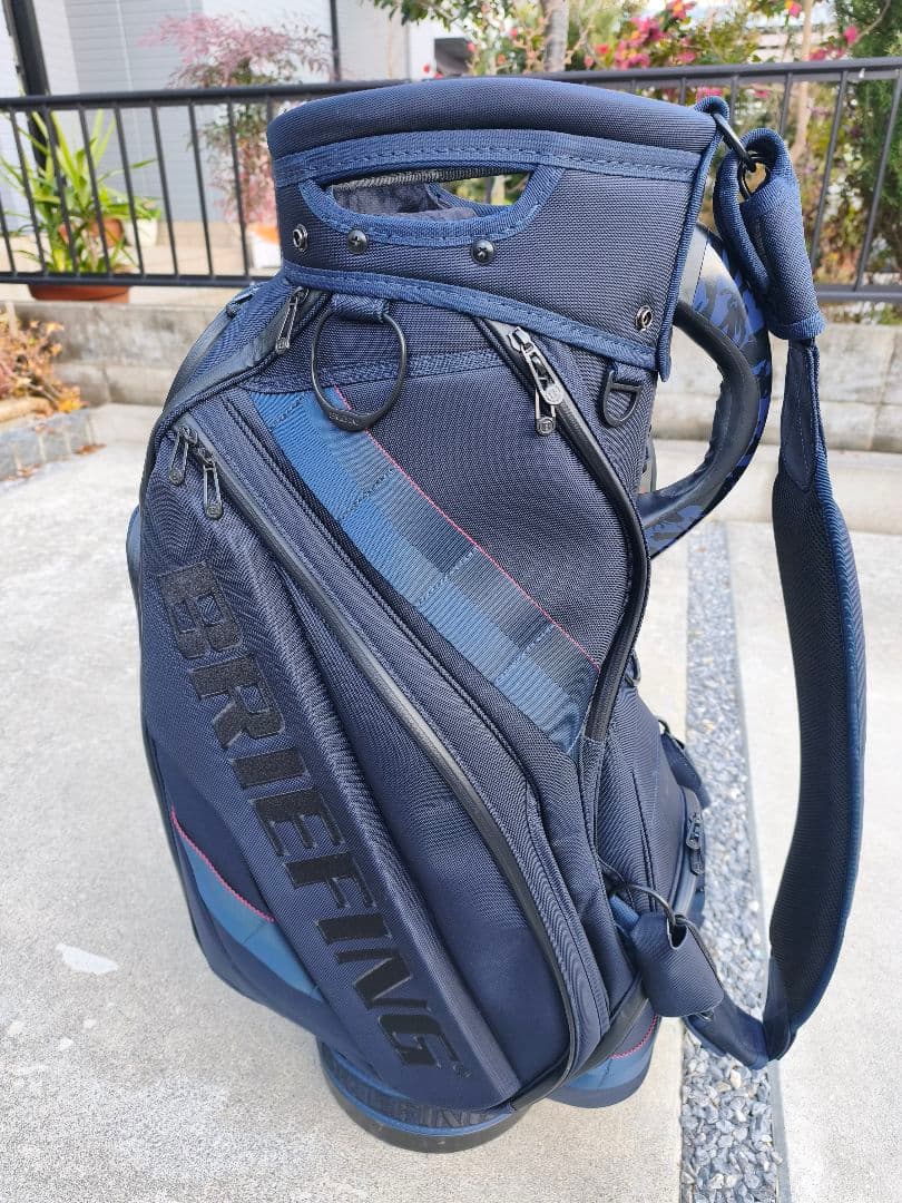 【値下げ】BRIEFING CR-3＃02 キャディバッグ ネイビー