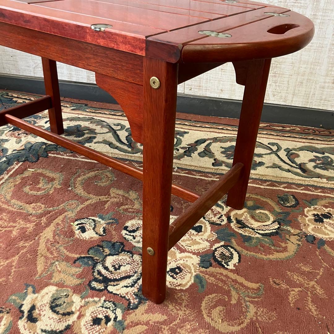 北欧レトロ マルニ 木製 バトラーズテーブル トレーテーブル サイドテーブル